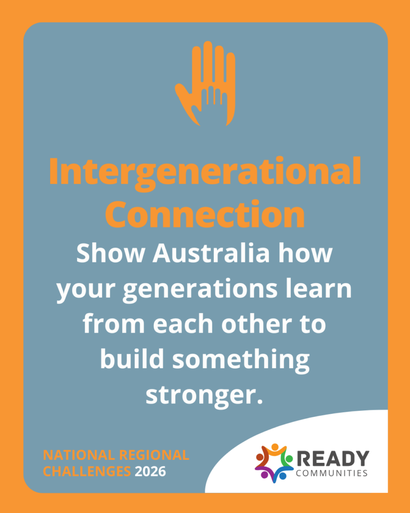 Build For Generations How does your region’s generations learn from each other to build ...